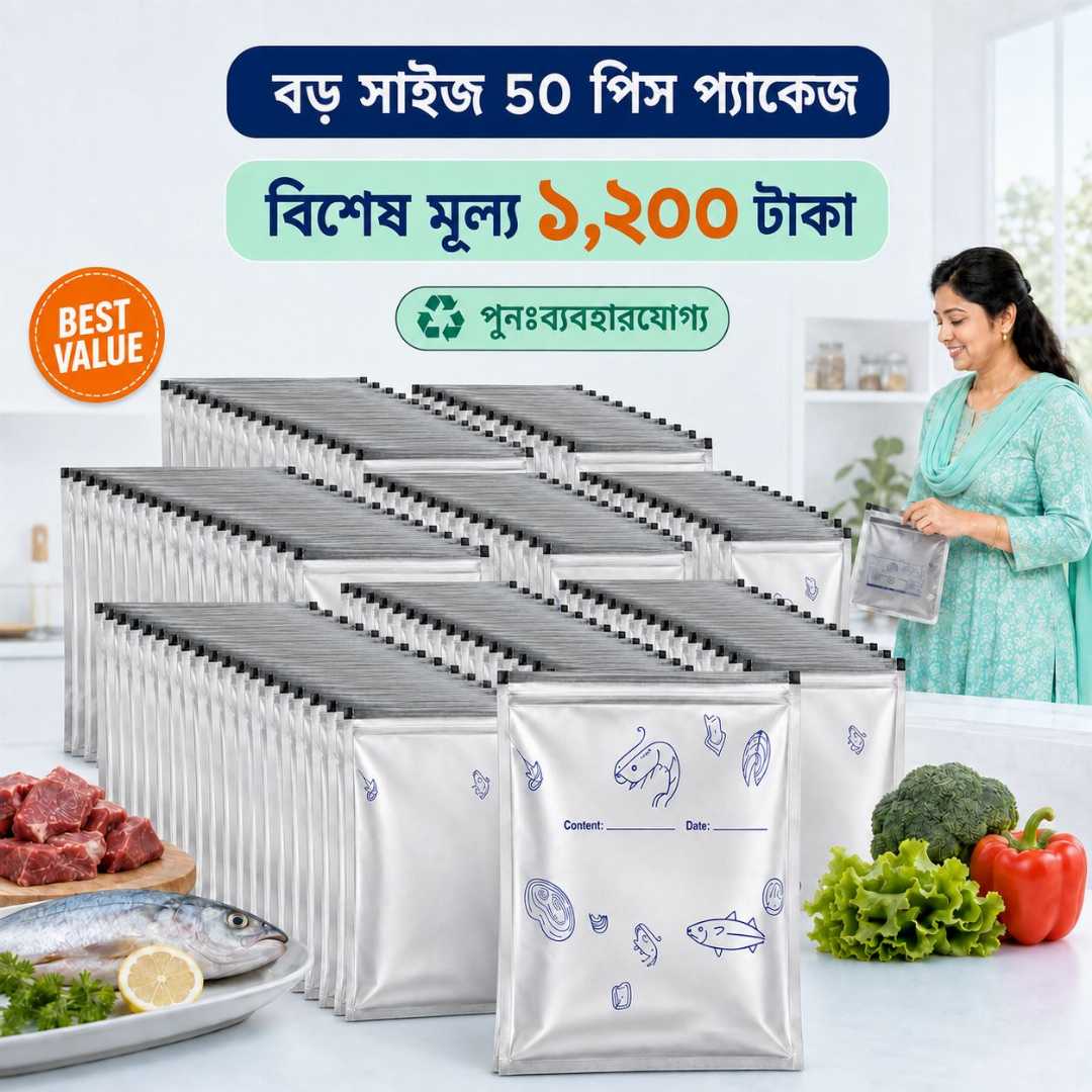 Aluminium Foil Storage Bag,
 Zipper Storage Bag, 
Food Storage Bag,
 Reusable Storage Bag, 
Aluminium Foil Zipper Bag,
 Food Storage Bag Bangladesh,
 Reusable Food Bag, 
Kitchen Storage Bag, 
Freezer Storage Bag,
 Food Organizer Bag